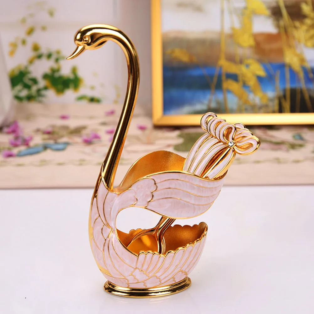 6Pcs Tableware Spoon+Swan Shaped Base For Dessert Coffee Home Decoration Creative Spoon Tea-spoon Fashion Tableware Hot Sale
6Pcs Tableware Spoon+Swan Shaped Base For Dessert Coffee Home Decoration Creative Spoon Tea-spoon Fashion Tableware Hot Sale