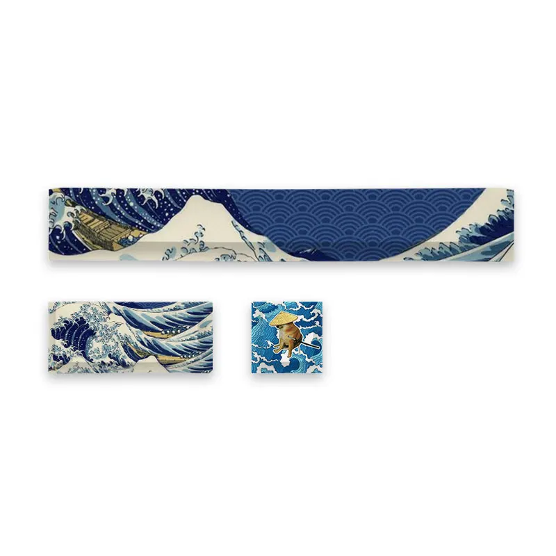 4Pcs Wave Dog Keycap PBT Five Sides Dye-Subbed Spacebar Kawaii Keycaps OEM Profile Space Bar Keycap for DIY Mechanical Keyboard
4Pcs Wave Dog Keycap PBT Five Sides Dye-Subbed Spacebar Kawaii Keycaps OEM Profile Space Bar Keycap for DIY Mechanical Keyboard