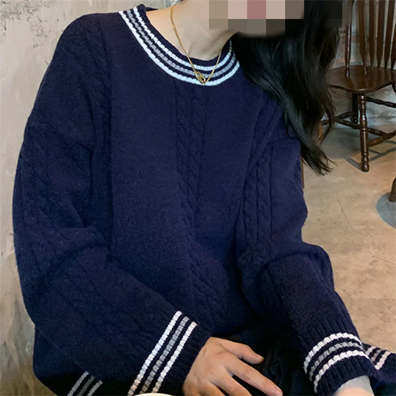 Autumn Winter 2022 New Vintage Twist Female Pullovers Sweater Loose Round Neck Knitted Pullover Women Wear
Autumn Winter 2022 New Vintage Twist Female Pullovers Sweater Loose Round Neck Knitted Pullover Women Wear