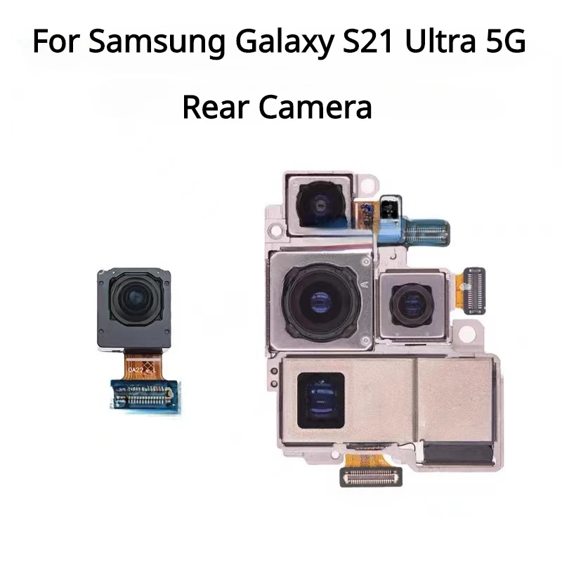 Оригинальная задняя фронтальная камера для Samsung Galaxy S21 Ultra 5G G998B G998U фронтальная селфи задняя камера модуль запасные части 
Оригинальная задняя фронтальная камера для Samsung Galaxy S21 Ultra 5G G998B G998U фронтальная селфи задняя камера модуль запасные части