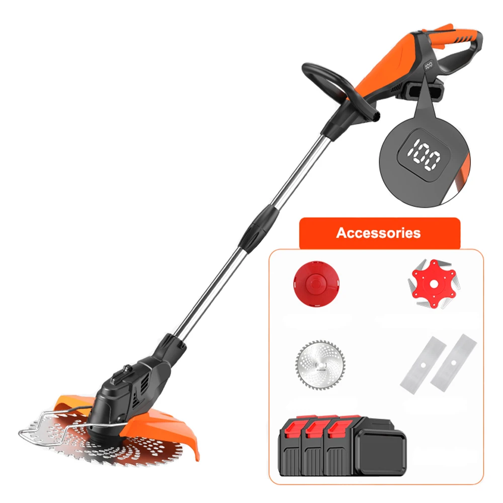 Factory Direct Sale Lawn Mover Cordless Portable Rechargeable Electric Grass Trimmer Mover Grass Cutter Machine
Factory Direct Sale Lawn Mover Cordless Portable Rechargeable Electric Grass Trimmer Mover Grass Cutter Machine