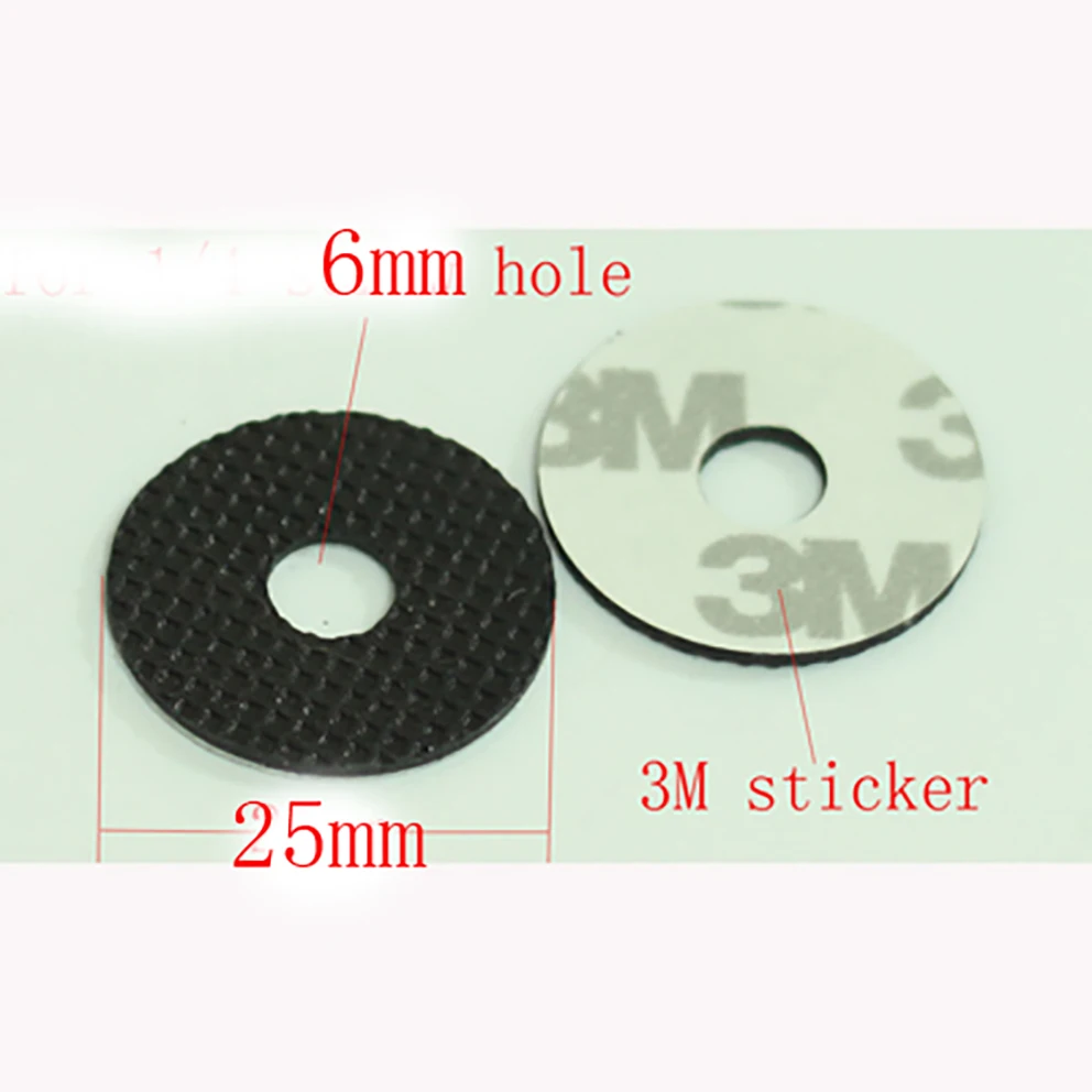 Two 25mm Rubber Washer with 6mm Hole and 3M adhesive for Tripod / Bracket/5D2 (pack of Two) 1/4"-20 rubber pad
Two 25mm Rubber Washer with 6mm Hole and 3M adhesive for Tripod / Bracket/5D2 (pack of Two) 1/4"-20 rubber pad
