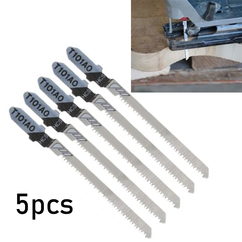 5pcs T-Shank Jig Saw Blades T101AO HCS Steel Blades Curve Cutting Tools Wood Metal Cutting Power Tool Accessories
5pcs T-Shank Jig Saw Blades T101AO HCS Steel Blades Curve Cutting Tools Wood Metal Cutting Power Tool Accessories