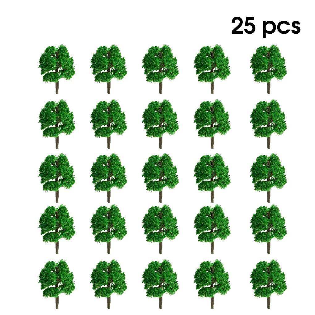 25pcs Plastic Model Train Artificial Miniature Tree Scenery Railroad Decoration Building Landscape Accessories Toys for Kids
25pcs Plastic Model Train Artificial Miniature Tree Scenery Railroad Decoration Building Landscape Accessories Toys for Kids
