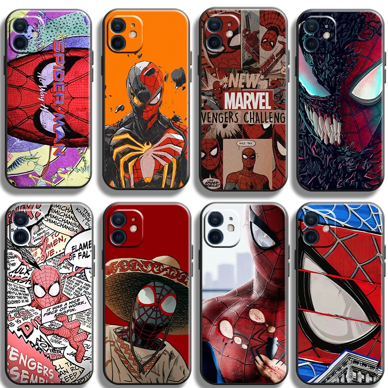 Marvel's Spider-man Funda Phone Case For iPhone 11 13 12 Pro Max 12 13 Mini X XR XS MAX SE 2020 7 8 6s Plus Celular
Marvel's Spider-man Funda Phone Case For iPhone 11 13 12 Pro Max 12 13 Mini X XR XS MAX SE 2020 7 8 6s Plus Celular