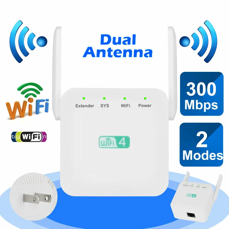 300M Wireless AP Repeater Wifi Signal Amplifier Wifi Repeater Signal Extender Home Router IEEE802.11B/G/N White EU US UK
300M Wireless AP Repeater Wifi Signal Amplifier Wifi Repeater Signal Extender Home Router IEEE802.11B/G/N White EU US UK