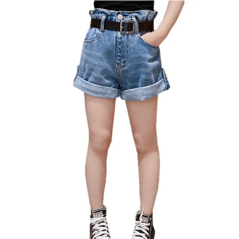 2022 Korean Teenager Girls Summer Jeans Shorts Kids Clothes Blue Denim Shorts With Free Belt High Quality Casual Pants 5-14Years
2022 Korean Teenager Girls Summer Jeans Shorts Kids Clothes Blue Denim Shorts With Free Belt High Quality Casual Pants 5-14Years
