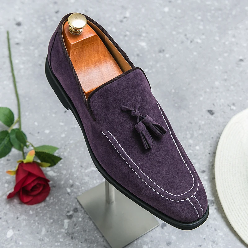 Luxury Tassel Loafers for Men Large Size Pointed Head Dress Shoes Men Party Casaul Light Leather Shoes Man Moccasins Homme
Luxury Tassel Loafers for Men Large Size Pointed Head Dress Shoes Men Party Casaul Light Leather Shoes Man Moccasins Homme