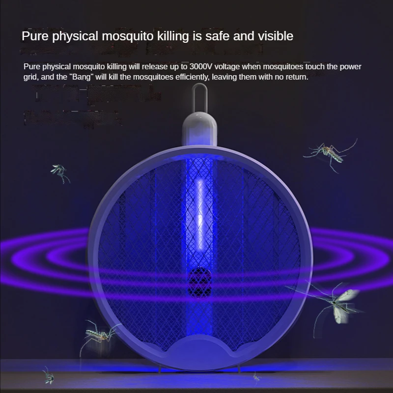 PALONE Purple light Bug Zapper, Foldable Rechargeable Electric Fly Swatter USB charging, Mosquito Swatter for Home and Outdoor
PALONE Purple light Bug Zapper, Foldable Rechargeable Electric Fly Swatter USB charging, Mosquito Swatter for Home and Outdoor