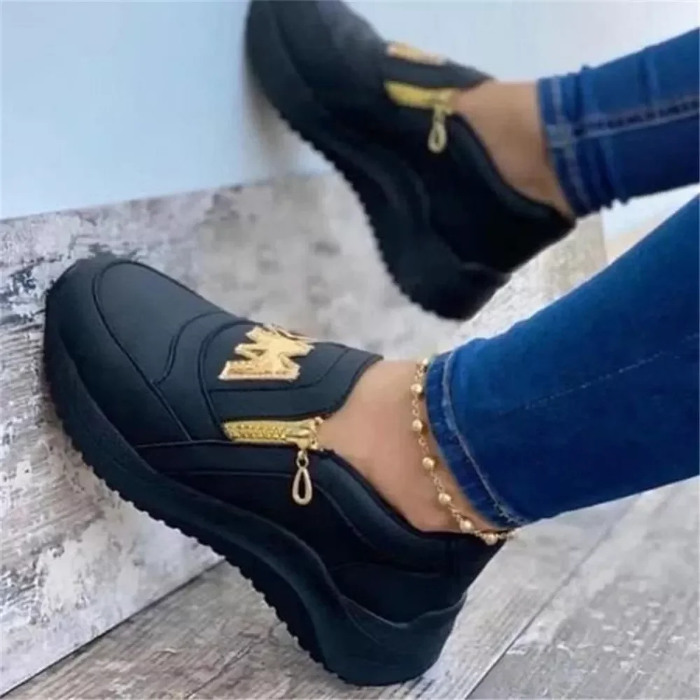 2023New Women Flats Platform Shoes Women Elegant Genuine PU Shoes Woman Spring Casual Zipper Flat Shoes Women Non Slip Shoes
2023New Women Flats Platform Shoes Women Elegant Genuine PU Shoes Woman Spring Casual Zipper Flat Shoes Women Non Slip Shoes