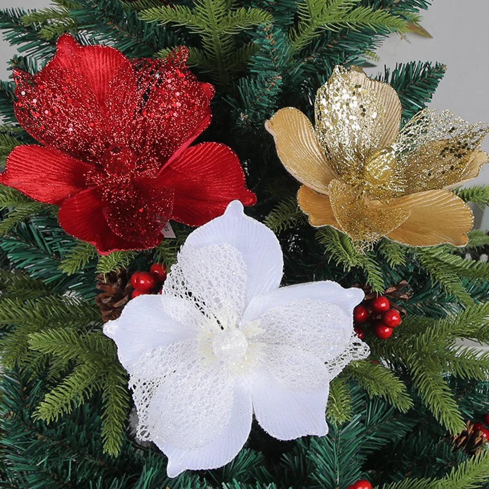 Christmas Flower Decoration Xmas Fake Artificial Flowers Poinsettia DIY Decorations
Christmas Flower Decoration Xmas Fake Artificial Flowers Poinsettia DIY Decorations