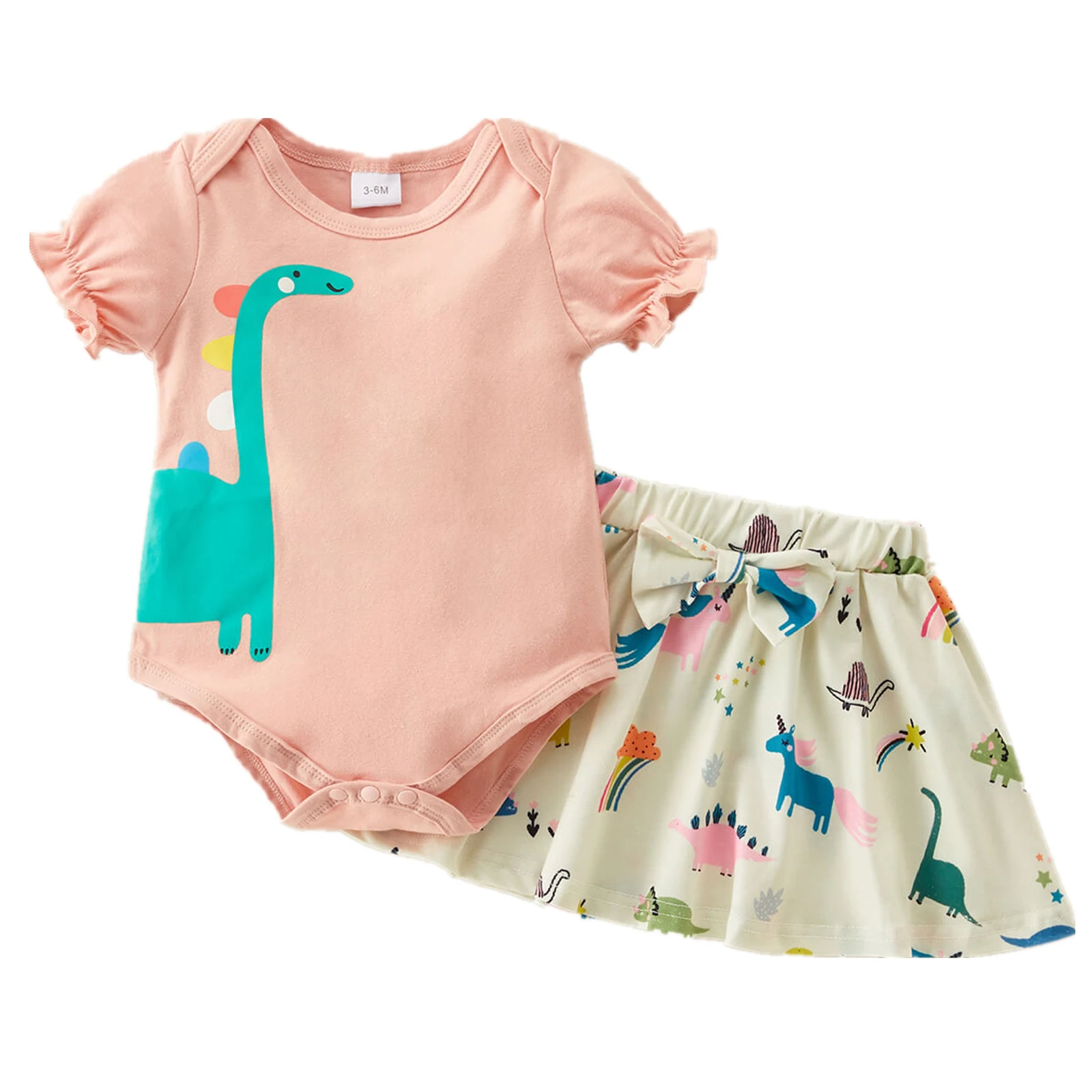 Baby Girls Summer Outfit Sets Cute Pink Short Sleeve O Neck Romper + Animal Print A-line Skirt Toddler Girl Clothing
Baby Girls Summer Outfit Sets Cute Pink Short Sleeve O Neck Romper + Animal Print A-line Skirt Toddler Girl Clothing