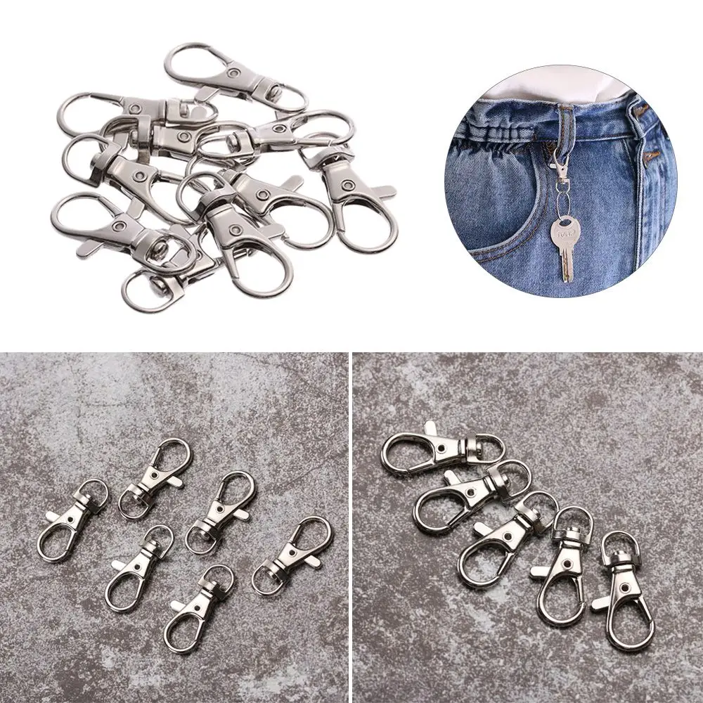 5/10pcs High quality Outdoor DIY Craft Tools Lobster Clasp Metal Swivel Trigger Key Chain Ring Snap Hook
5/10pcs High quality Outdoor DIY Craft Tools Lobster Clasp Metal Swivel Trigger Key Chain Ring Snap Hook