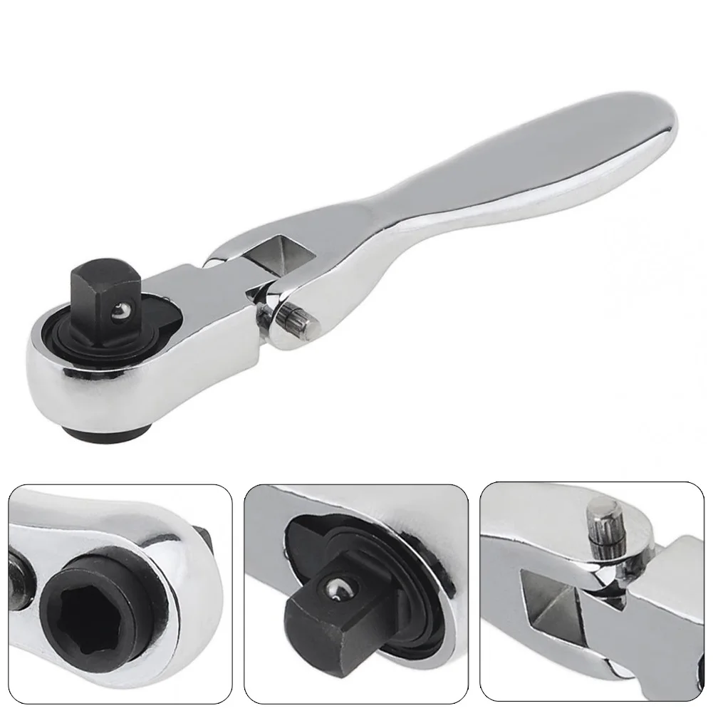 Brand New Ratchet Wrench Screwdriver 2 In 1 6.35mm Chrome-vanadium Steel For Repairing Metric Single Wrench Socket
Brand New Ratchet Wrench Screwdriver 2 In 1 6.35mm Chrome-vanadium Steel For Repairing Metric Single Wrench Socket