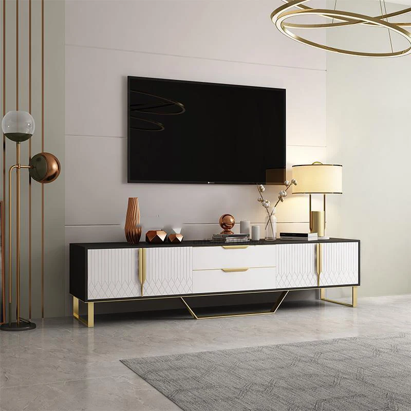 Living Room Floor Tv Stand Family Wooden Drawers Modern Minimalist Steel Frame Bracket Luxury Design Furniture Tv Cabinet
Living Room Floor Tv Stand Family Wooden Drawers Modern Minimalist Steel Frame Bracket Luxury Design Furniture Tv Cabinet