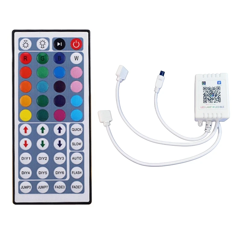 1 Set RGB Bluetooth Controller+44 Keys Remote Control RGB IR RF For WS2811 WS2812 LED Light Strip
1 Set RGB Bluetooth Controller+44 Keys Remote Control RGB IR RF For WS2811 WS2812 LED Light Strip