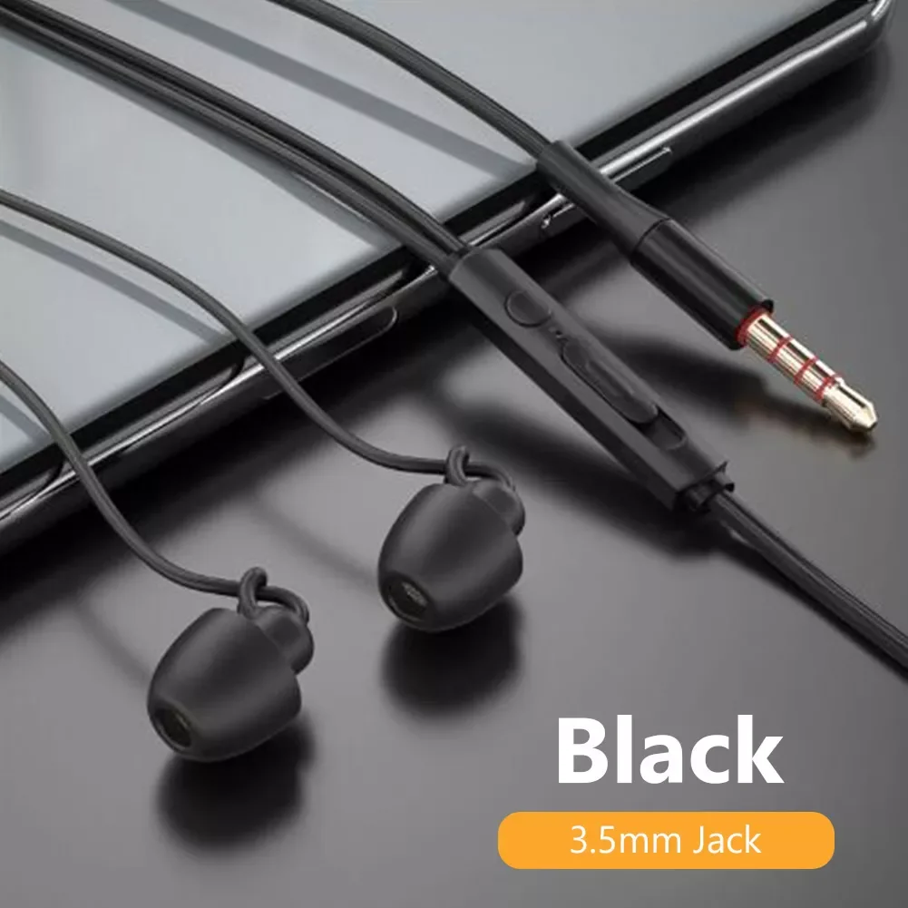Sleep Earphone In-Ear Headset Noise Cancelling Sleeping Headphone HiFi 3.5mm Type C Wired Earbuds Mobile Phone Sleeping Earphone
Sleep Earphone In-Ear Headset Noise Cancelling Sleeping Headphone HiFi 3.5mm Type C Wired Earbuds Mobile Phone Sleeping Earphone