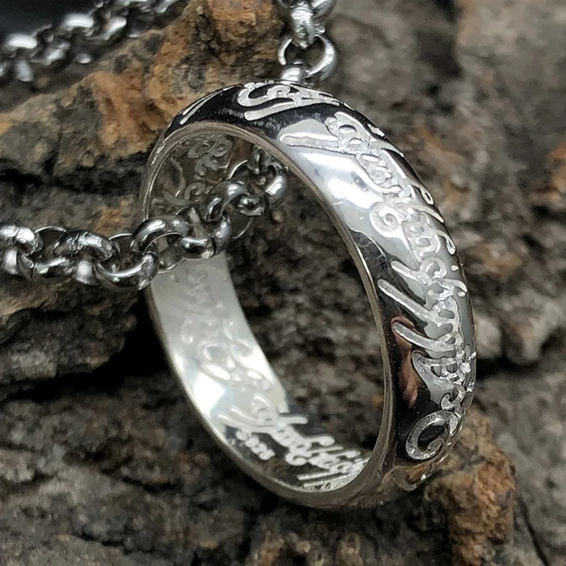 Кольцо серебряное с надписью LOTR, кольцо для мужчин, кольцо со стальной цепью, реквизит для косплея, подарок на день рождения
Кольцо серебряное с надписью LOTR, кольцо для мужчин, кольцо со стальной цепью, реквизит для косплея, подарок на день рождения