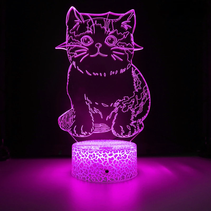 Nighdn Night Light Cat 3D Illusion Desk Lamp 7 Colors Changing USB LED Nightlight Kids Room Home Decoration Birthday Xmas Gift 
Nighdn Night Light Cat 3D Illusion Desk Lamp 7 Colors Changing USB LED Nightlight Kids Room Home Decoration Birthday Xmas Gift