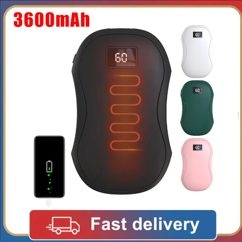 Portable Hand Warmers Power Bank Rechargeable 4-Sided Heating Warmer 3 Temp Level Digital Display For Travel Outdoor Camping
Portable Hand Warmers Power Bank Rechargeable 4-Sided Heating Warmer 3 Temp Level Digital Display For Travel Outdoor Camping