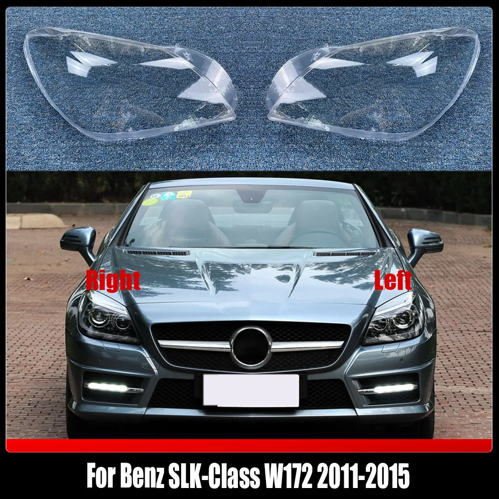 

Для Benz SLK-Class W172 2011-2015, Налобные фонари, прозрачная крышка, корпус фары, абажур, объектив, абажур лампы из оргстекла