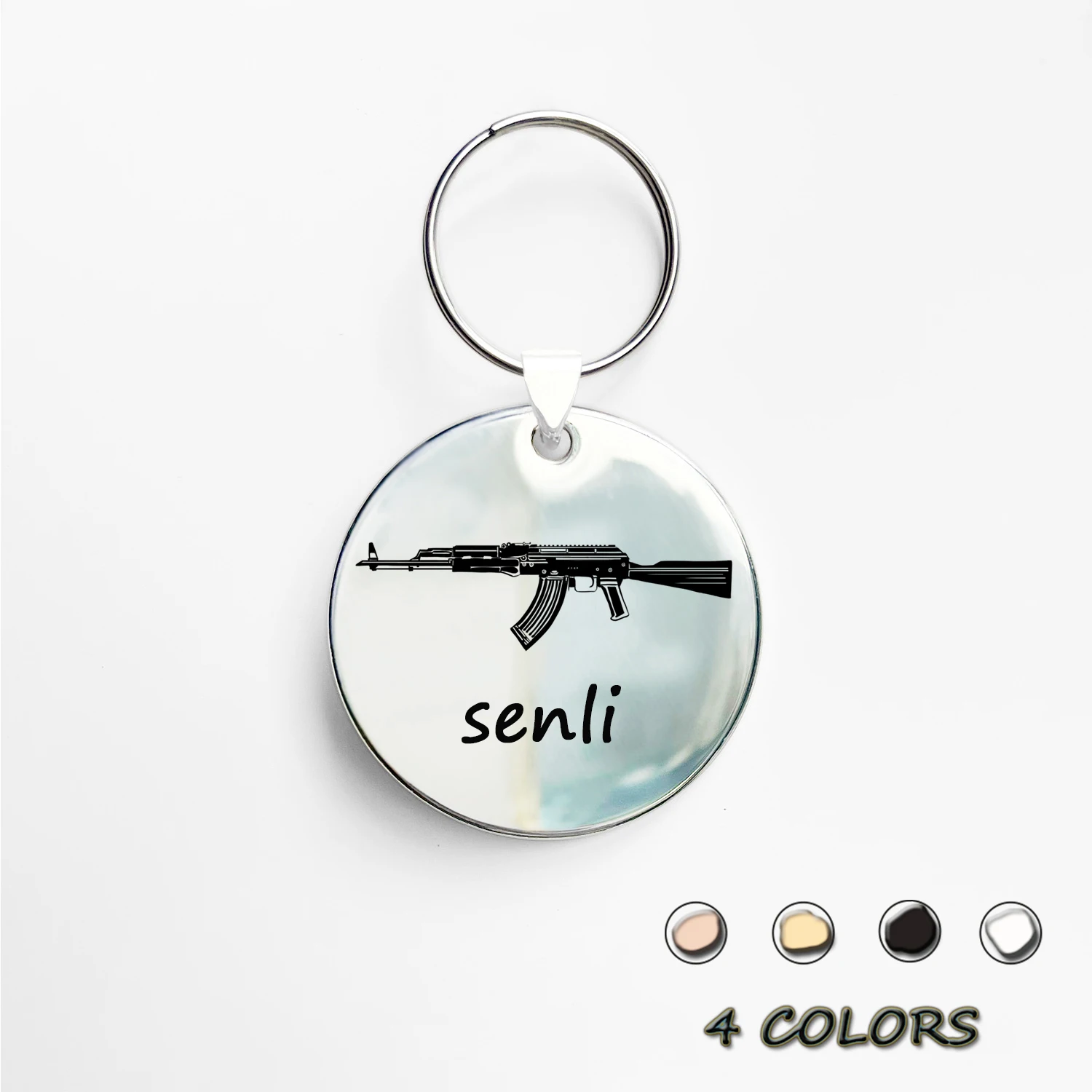 Personalized Pet ID Tag AK 47 Dog Cat Accessories Puppy Collar Customized for Pets Name Number Anti-lost Pendant Nameplate
Personalized Pet ID Tag AK 47 Dog Cat Accessories Puppy Collar Customized for Pets Name Number Anti-lost Pendant Nameplate