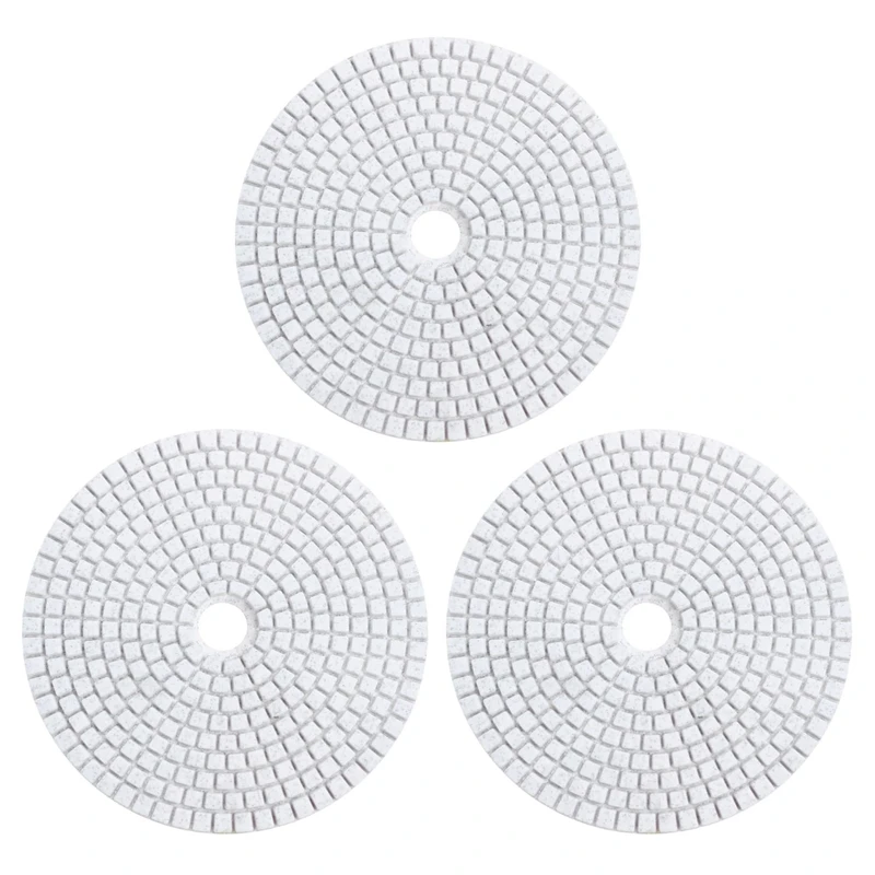 3X 5 Inch 125Mm Wet Diamond Polishing Pads Marble Granite Grits 30
3X 5 Inch 125Mm Wet Diamond Polishing Pads Marble Granite Grits 30
