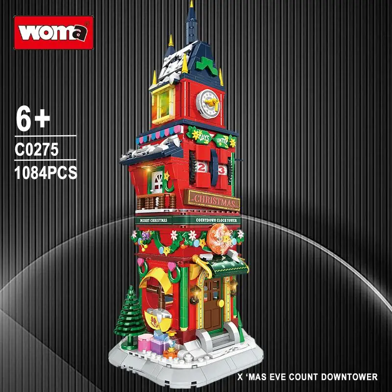 WOMA TOYS Christmas Countdown Clock Tower Construction Toy - The Ultimate Holiday Gift for Kids and Collectors"Get ready for th
WOMA TOYS Christmas Countdown Clock Tower Construction Toy - The Ultimate Holiday Gift for Kids and Collectors"Get ready for th