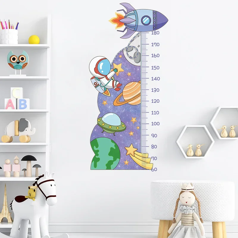 Cartoon Astronaut Rocket Height Sticker Kid Children Room Home Decoration Wall Mural Bedroom Living Room Self Adhesive Wallpaper
Cartoon Astronaut Rocket Height Sticker Kid Children Room Home Decoration Wall Mural Bedroom Living Room Self Adhesive Wallpaper