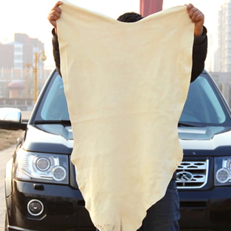Natural Chamois Free Shape Clean Genuine Leather Cloth Car Auto Home Motorcycle Wash Care Quick Dry Wash Towel Super Absorbent
Natural Chamois Free Shape Clean Genuine Leather Cloth Car Auto Home Motorcycle Wash Care Quick Dry Wash Towel Super Absorbent