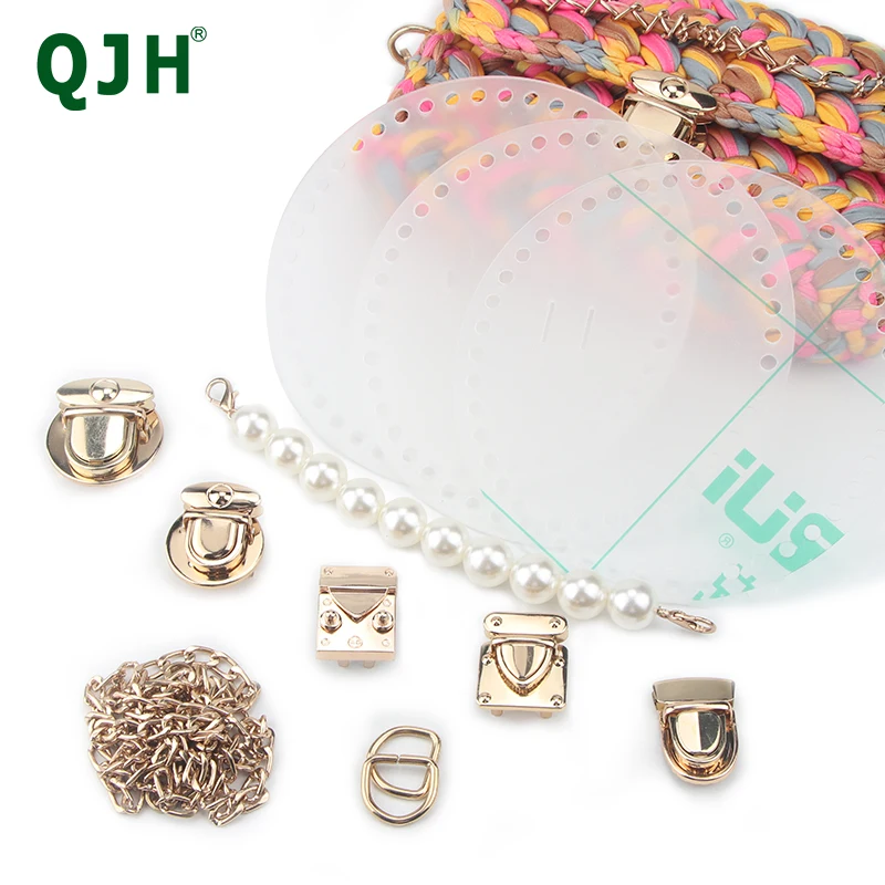 Clear Acrylic Disc - Tuck Lock Clasp - Pearl Handbag Chain - Purse Chain - Metal D Rings for DIY Craft Wallets Handbags Making
Clear Acrylic Disc - Tuck Lock Clasp - Pearl Handbag Chain - Purse Chain - Metal D Rings for DIY Craft Wallets Handbags Making
