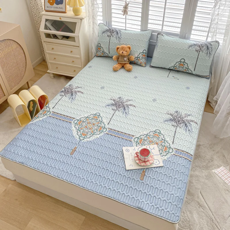 Soft Skin-friendly Bed Protection Pad Summer Cool Latex Folding Bed Mat Anti-skid Washable Sleeping Mat for 0.9/1.2/1.5m Bed
Soft Skin-friendly Bed Protection Pad Summer Cool Latex Folding Bed Mat Anti-skid Washable Sleeping Mat for 0.9/1.2/1.5m Bed