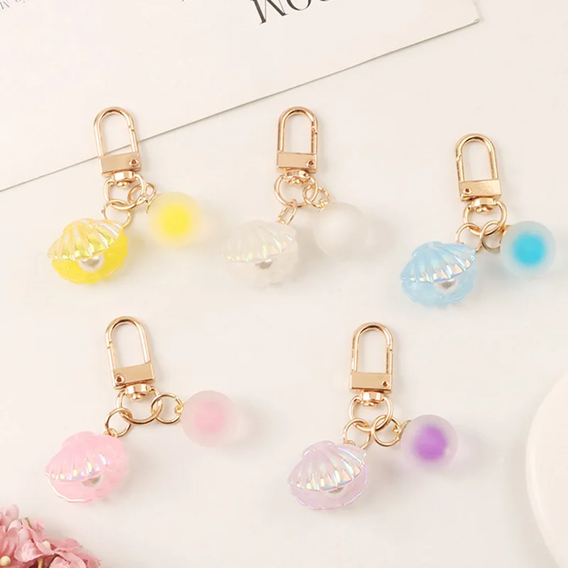 Pearl Shell Keychain Trendy Sweet Keyring Mobile Phone Chains for Women Car Keys Bag Decoration Pendant Charms Jewelry
Pearl Shell Keychain Trendy Sweet Keyring Mobile Phone Chains for Women Car Keys Bag Decoration Pendant Charms Jewelry