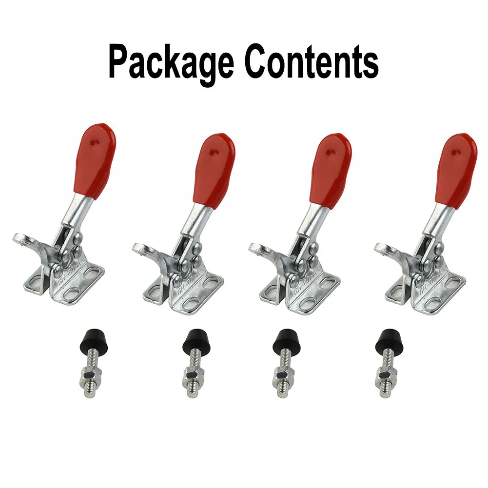 4pcs Toggle Clamps Clip Equipment Fixing Hand Tool Horizontal Quick Release Set Workshop Practical High Quality
4pcs Toggle Clamps Clip Equipment Fixing Hand Tool Horizontal Quick Release Set Workshop Practical High Quality