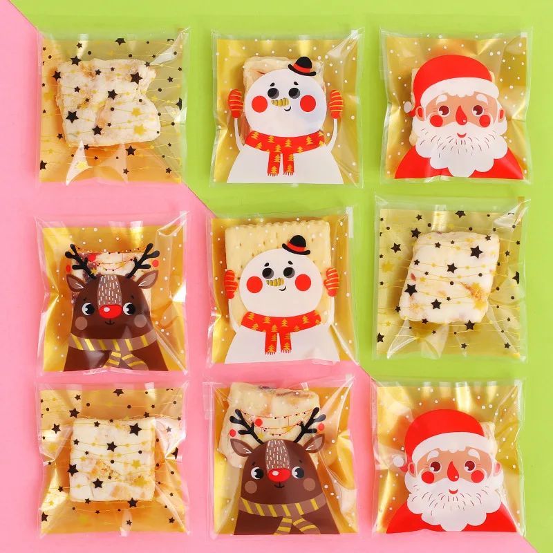100 Pcs/set Cartoon Candy Cookie Packaging Bags Christmas Gift Bag Self Adhesive Plastic Bags Wedding Birthday Party Supplies
100 Pcs/set Cartoon Candy Cookie Packaging Bags Christmas Gift Bag Self Adhesive Plastic Bags Wedding Birthday Party Supplies