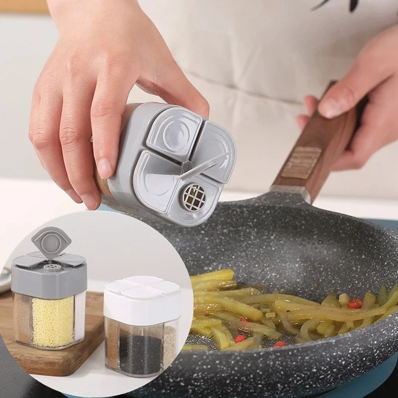 Travel Camping Spice Kit Seasoning Spice Shaker 1PC 4 In 1 Plastic Dispenser Camping Spice Containers
Travel Camping Spice Kit Seasoning Spice Shaker 1PC 4 In 1 Plastic Dispenser Camping Spice Containers