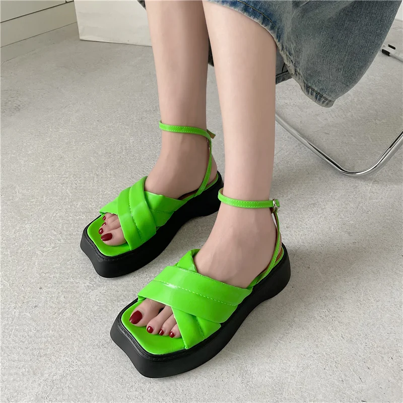 Platform Women Sandals Fashion Wedges Summer Shoes 2022 New Designer Dress Casual Slippers Cozy Square Toe Slingback Women Shoes
Platform Women Sandals Fashion Wedges Summer Shoes 2022 New Designer Dress Casual Slippers Cozy Square Toe Slingback Women Shoes