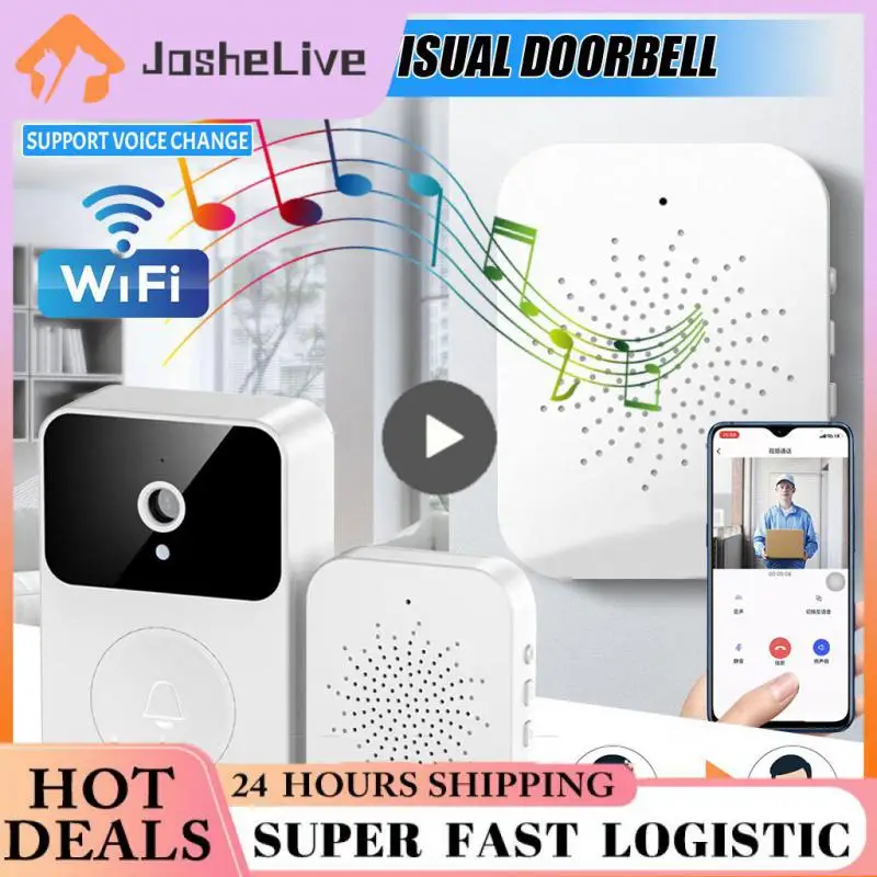 Real-time Intercom Wireless Wifi Doorbell 800mah Video Door Bell Waterproof 1080p Smart Doorbell With Camera Night
Real-time Intercom Wireless Wifi Doorbell 800mah Video Door Bell Waterproof 1080p Smart Doorbell With Camera Night