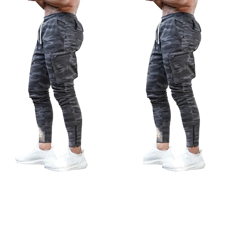 2X Men's Fitness Pants Sports Tapered Sports Pants With Zipper Pockets Running Training Pants Camouflage M & L
2X Men's Fitness Pants Sports Tapered Sports Pants With Zipper Pockets Running Training Pants Camouflage M & L
