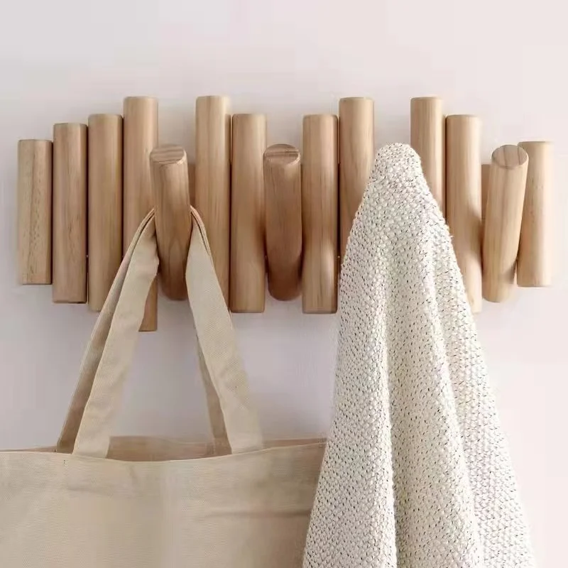 Wood Children Wall Decor Decoration Foldable Rack Wooden Racks 5 Wall-mounted Multi Hooks Coat Hanger Rack Modern Round Peg Wall
Wood Children Wall Decor Decoration Foldable Rack Wooden Racks 5 Wall-mounted Multi Hooks Coat Hanger Rack Modern Round Peg Wall