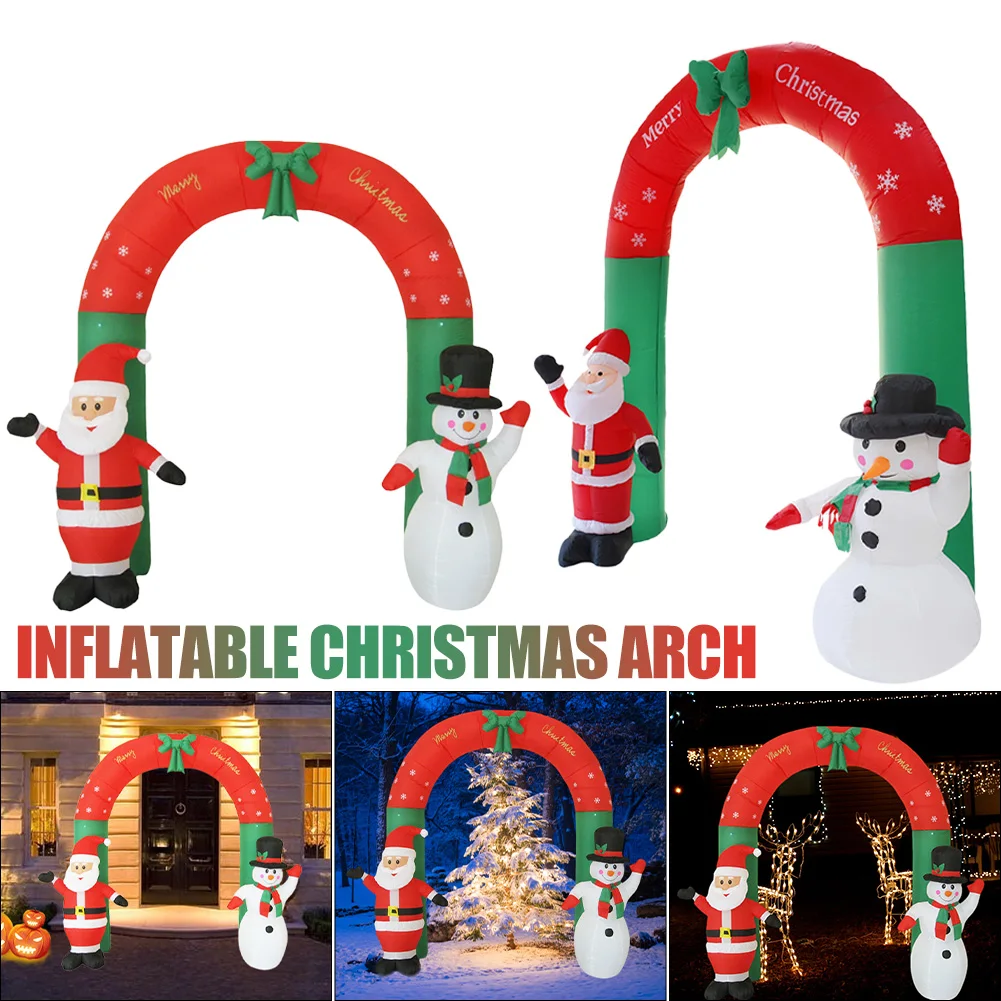 2.4m Christmas Inflatable Archway Outdoor Decoration Santa Claus And Snowman Archway With Blower Garden Yard Gate Party Decor
2.4m Christmas Inflatable Archway Outdoor Decoration Santa Claus And Snowman Archway With Blower Garden Yard Gate Party Decor