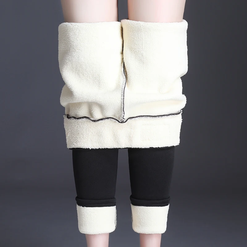Winter Thick Velvet Pants Legging Women High Waist Black Leggings Female Lamb Wool Pants Cold Resistant Warm Long Trousers 24273
Winter Thick Velvet Pants Legging Women High Waist Black Leggings Female Lamb Wool Pants Cold Resistant Warm Long Trousers 24273