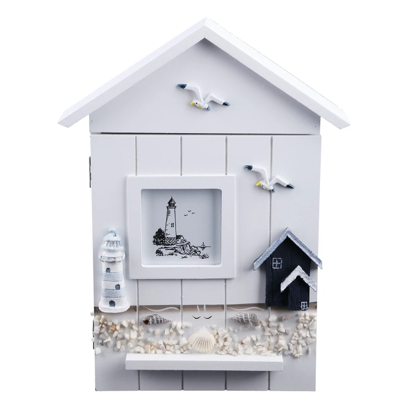 Mediterranean Style House Shape Wooden Key Holder Box Case Wall Mounted Hanging Cabinet Storage Organizer Home Decor
Mediterranean Style House Shape Wooden Key Holder Box Case Wall Mounted Hanging Cabinet Storage Organizer Home Decor