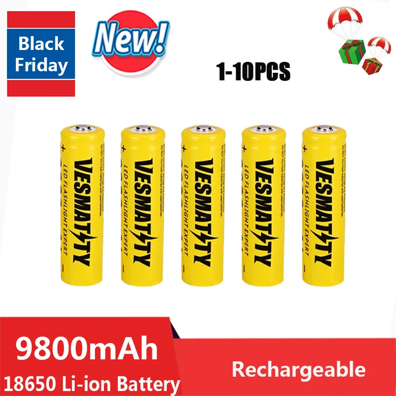 3.7V 18650 9800mAh Rechargeable Battery High Capacity Li-ion Rechargeable Battery For Flashlight Headlamp Battery Dropshiping 
3.7V 18650 9800mAh Rechargeable Battery High Capacity Li-ion Rechargeable Battery For Flashlight Headlamp Battery Dropshiping