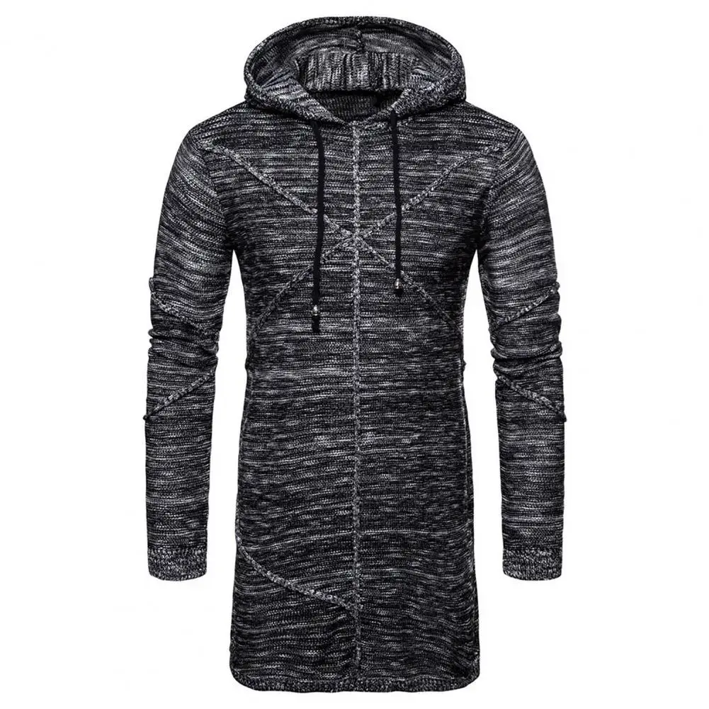 Men Sweater Vintage Slim Long Knitted Anti-shrink Autumn Warm Drawstring Sweater Hooded for Daily Wear
Men Sweater Vintage Slim Long Knitted Anti-shrink Autumn Warm Drawstring Sweater Hooded for Daily Wear