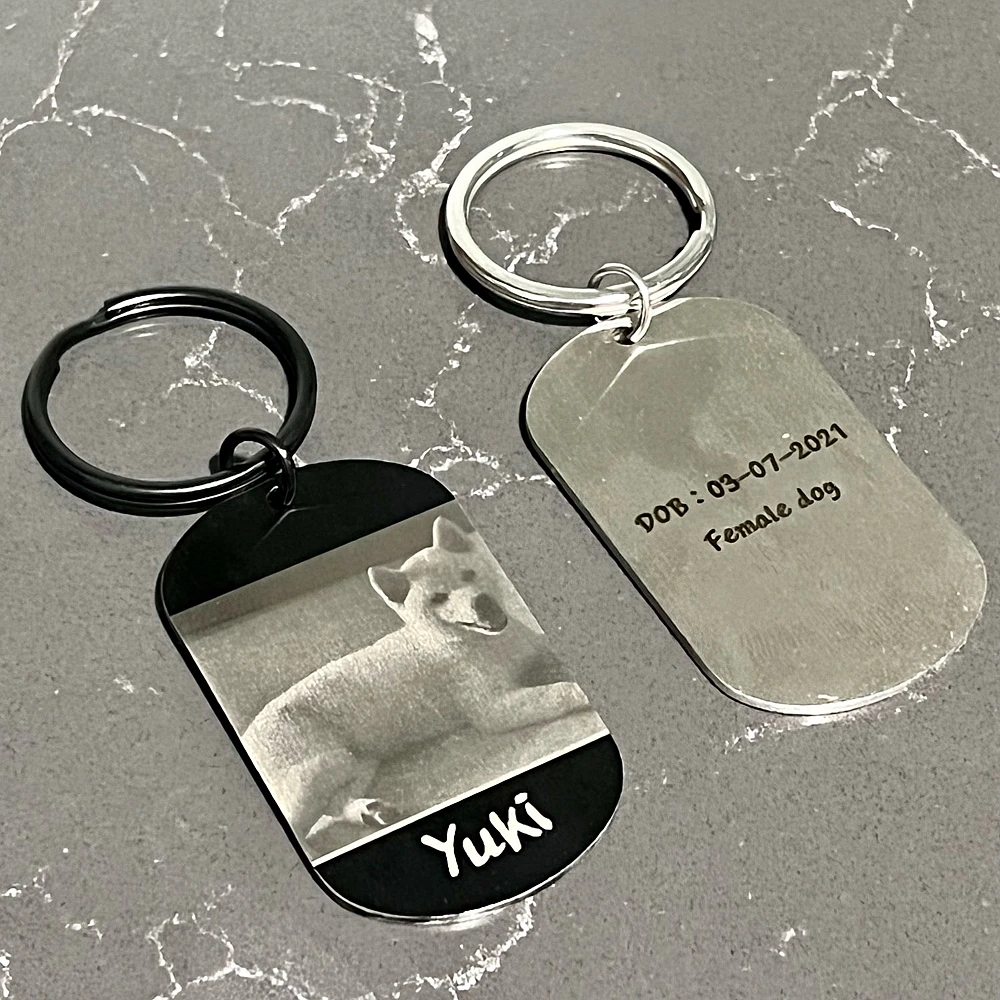 Индивидуальная искусственная гравировка из нержавеющей стали, фото, имя собаки, бирка, брелок, ювелирные изделия, подарки любимым питомцем 
Индивидуальная искусственная гравировка из нержавеющей стали, фото, имя собаки, бирка, брелок, ювелирные изделия, подарки любимым питомцем