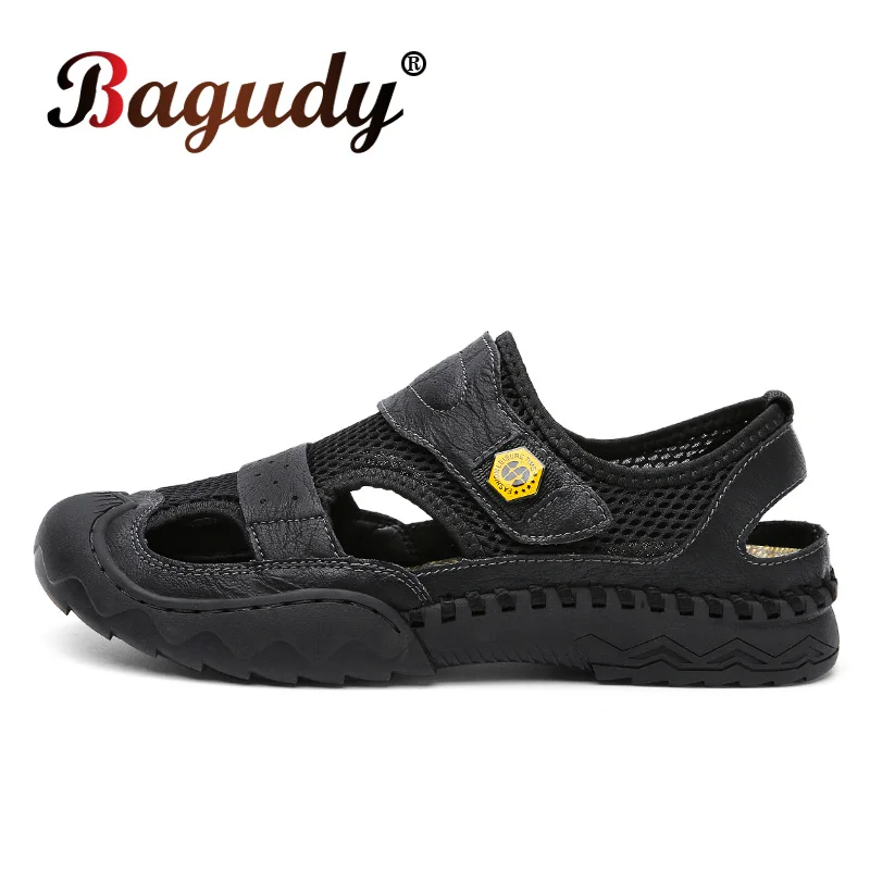 Summer Men Sandals Breathable Men Hiking Shoes Handmade Casual Outdoor Mesh Shoes High Quality Trekking Shoes Four-Season Model
Summer Men Sandals Breathable Men Hiking Shoes Handmade Casual Outdoor Mesh Shoes High Quality Trekking Shoes Four-Season Model