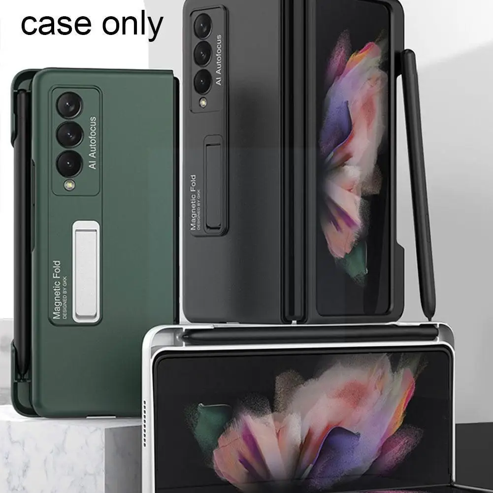 Magnetic Bracket Phone Case For Samsung Galaxy Fold 3 Shockproof Anti-Fingerprint Ultra-thin Anti-fall Business Phone Case U7Q2
Magnetic Bracket Phone Case For Samsung Galaxy Fold 3 Shockproof Anti-Fingerprint Ultra-thin Anti-fall Business Phone Case U7Q2