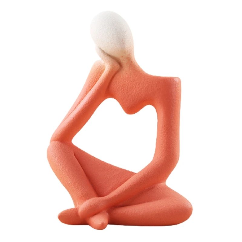 Modern Resin Abstract Thinker Statue For Decoration Simple Sculpture Figurine Office Ceramics Vase Home Decor
Modern Resin Abstract Thinker Statue For Decoration Simple Sculpture Figurine Office Ceramics Vase Home Decor