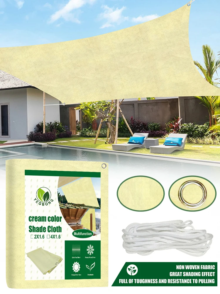 4x1.6m Sun Shade Sail Anti-UV Pergola Sun Shade Net Canopy Sunshade Sails Balcony Screen Garden Fence Fenc Netting
4x1.6m Sun Shade Sail Anti-UV Pergola Sun Shade Net Canopy Sunshade Sails Balcony Screen Garden Fence Fenc Netting